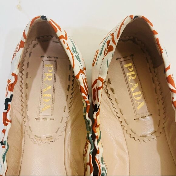 Prada Floral Ballet Flats - Picture 9 of 12